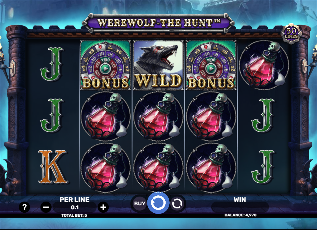 Werewolf The Hunt Slot at Pokerbet Casino